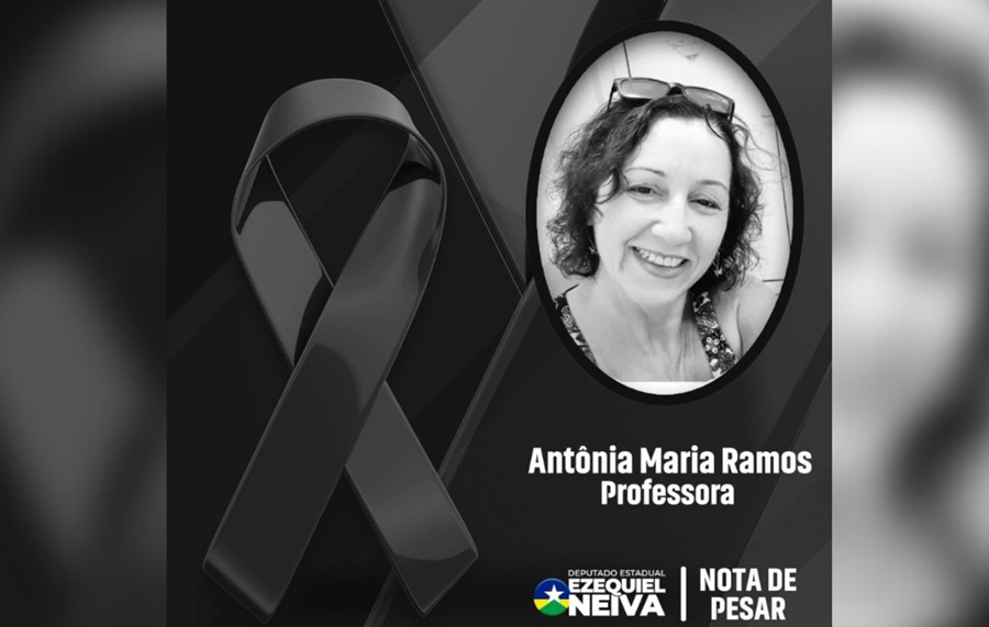 NOTA DE PESAR: Deputado Ezequiel Neiva lamenta falecimento da ‘professora Toninha’ de Cerejeiras