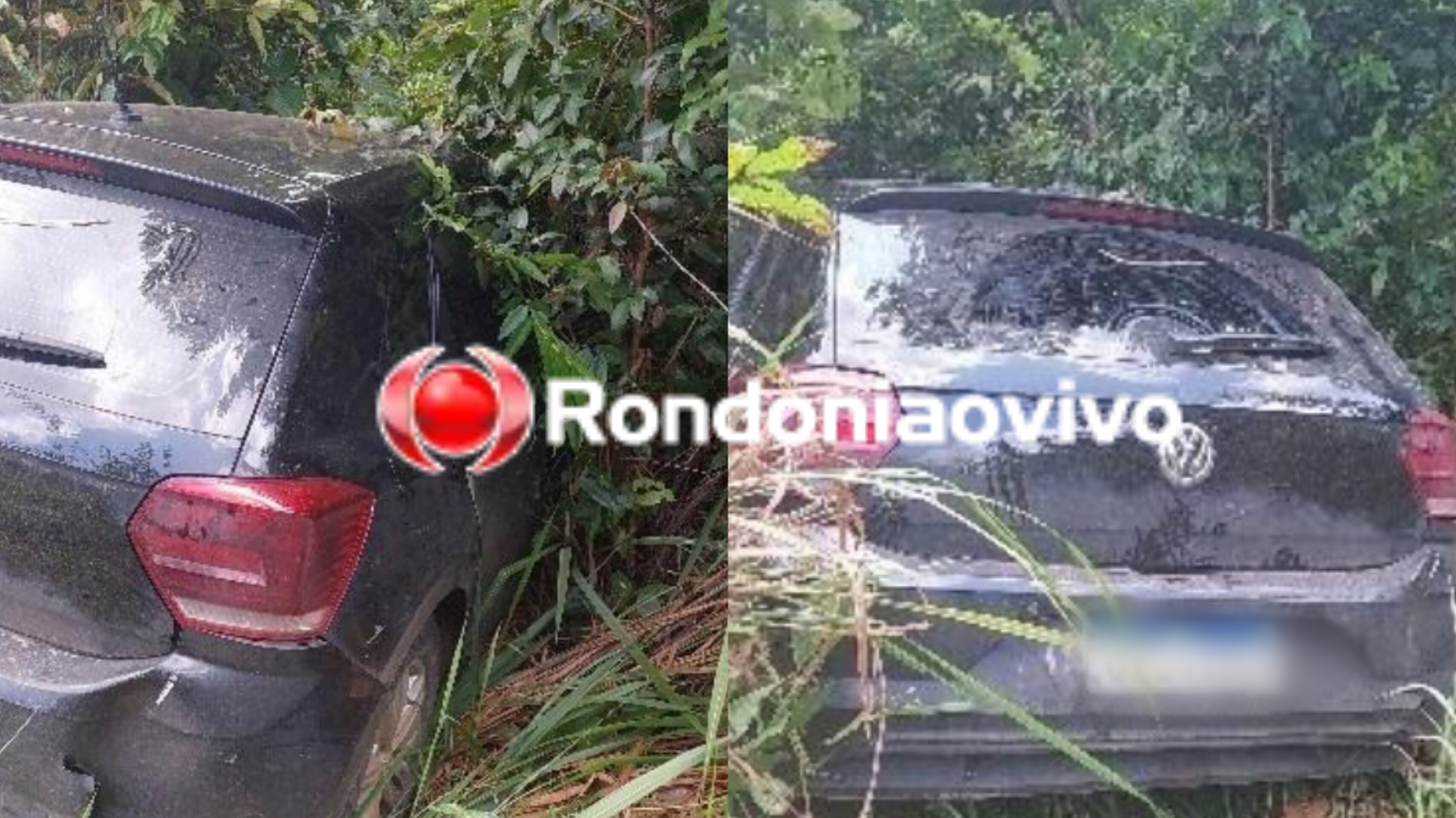 NO MATAGAL: Polícia Militar recupera carro roubado de tenente-coronel da PM