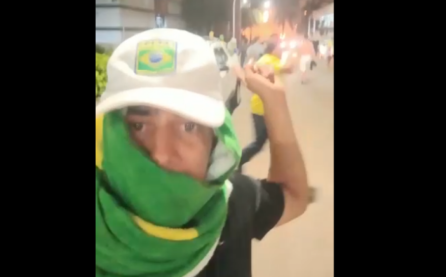 DE PERTO: Rondoniense em Brasília participa de confronto entre polícia e bolsonaristas 
