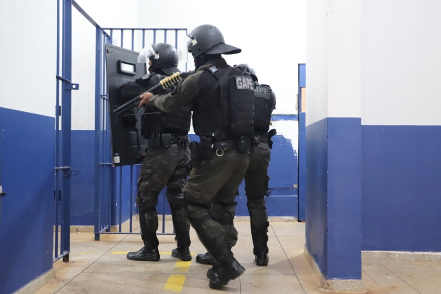 'MAXIMUS': Operação é realizada para reforçar segurança no sistema prisional 