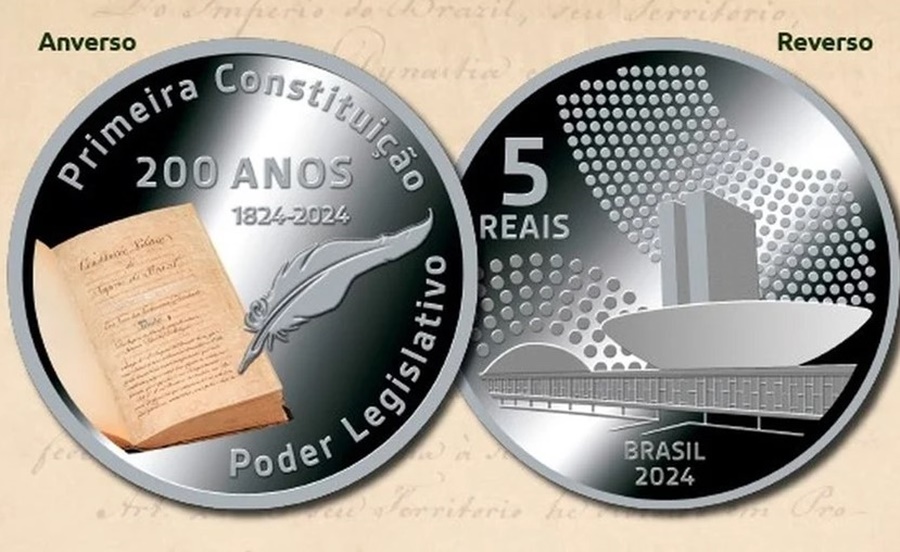 COLECIONÁVEL: Moeda de R$ 5 faz sucesso e BC libera novo lote