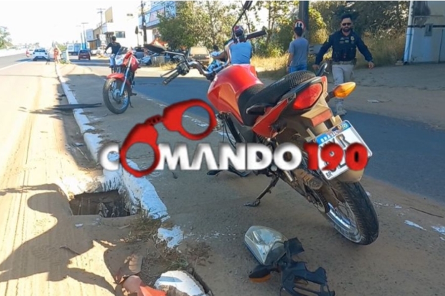 NA BR-364: Mulher perde a vida em colisão entre motos e carro