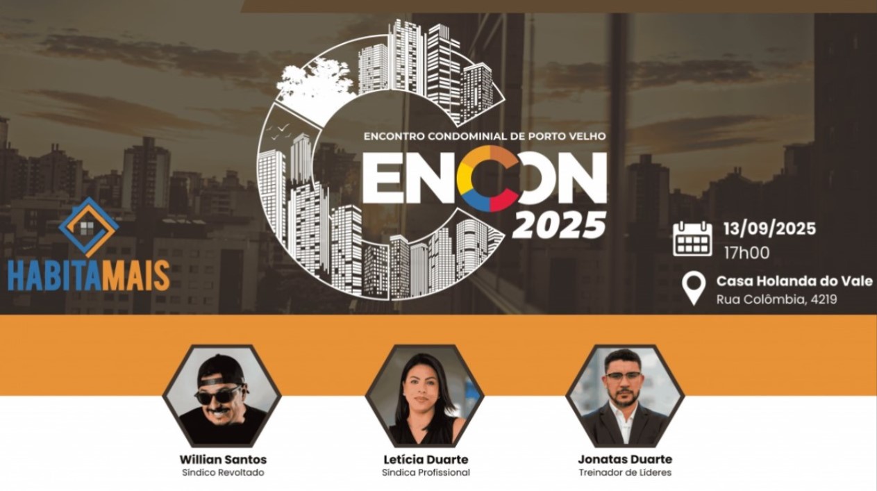 EVENTO: ENCON 2025 acontece amanhã (13) e promete movimentar a área condominial