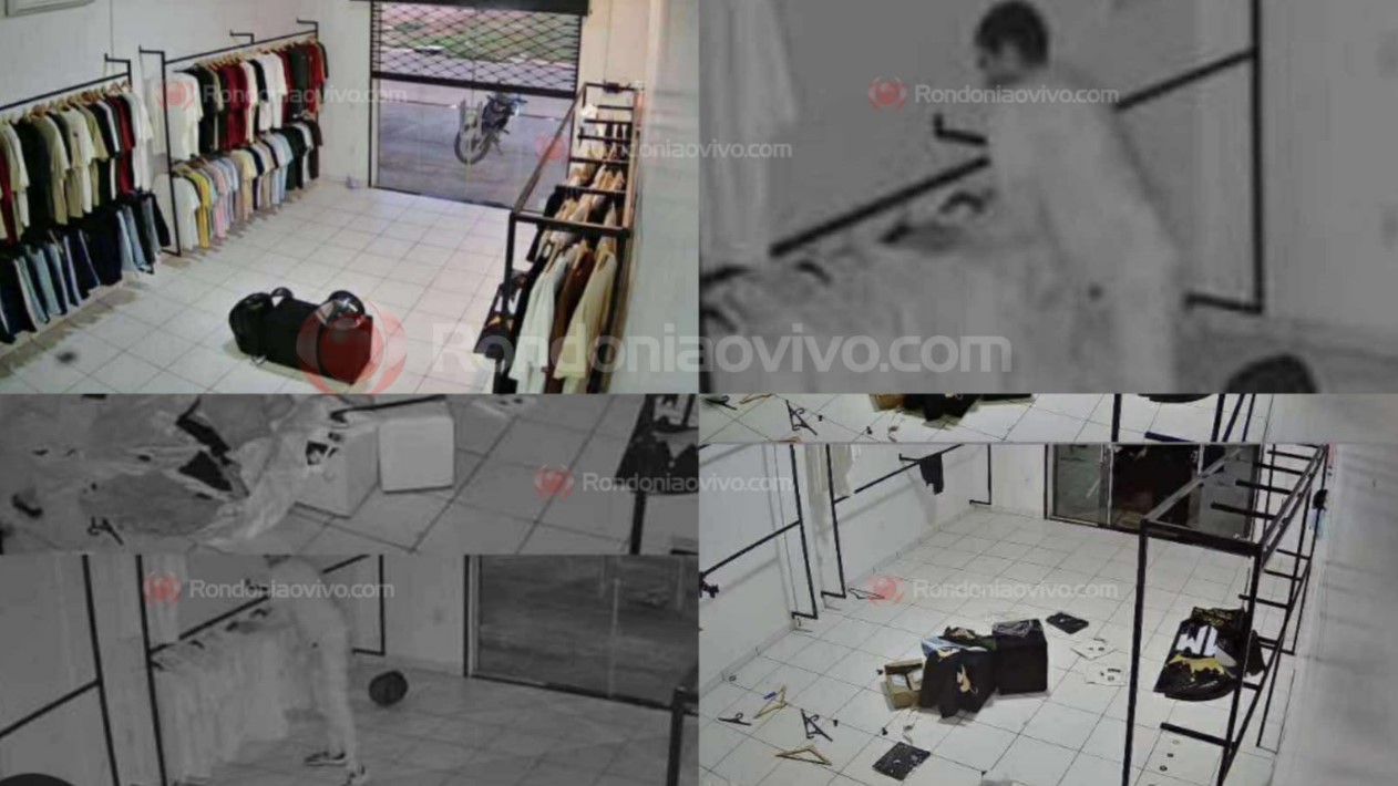 ARRASTÃO: Criminosos furtam cerca de R$ 30 mil em roupas Nike e Adidas de loja