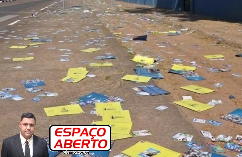 ESPAÇO ABERTO: Justiça Eleitoral começa a agir e retira propaganda irregular das ruas