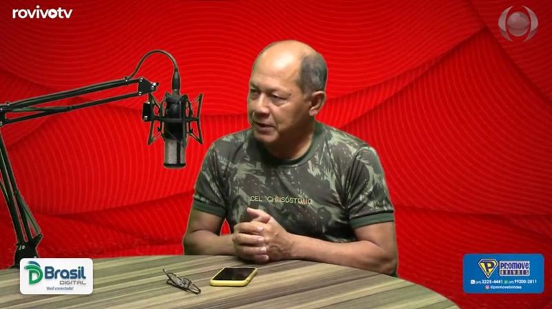 CONEXÃO RONDONIAOVIVO: Dep. Cel. Chrisóstomo fala sobre a pré-candidatura e eleições 2022