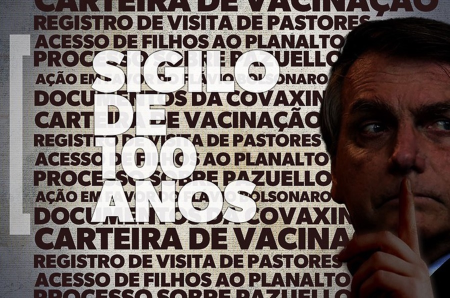 MISTÉRIO: Enquete é sobre o sigilo de cem anos no cartão de vacinas de Bolsonaro