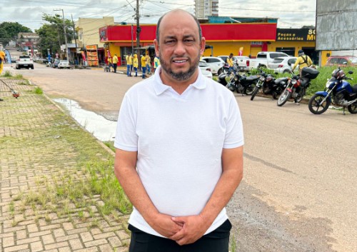 WANOEL MARTINS: Vereador fiscaliza limpeza nas ruas do bairro Triângulo em PVH