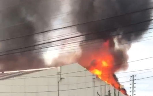 VÍDEO: Incêndio atinge prédio do Arquivo Geral do Tribunal de Justiça do ES