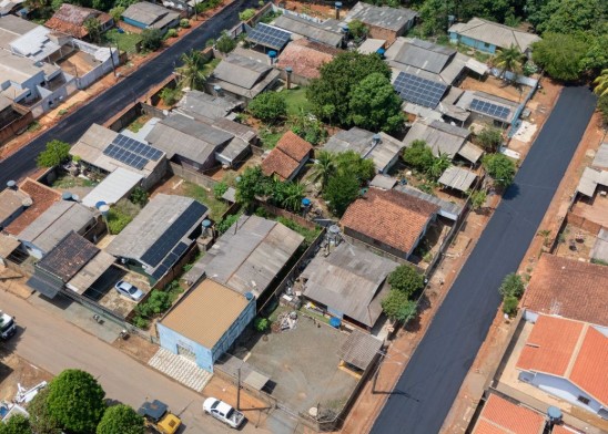 JARU: Prefeitura conclui asfaltamento de ruas no Setor 06