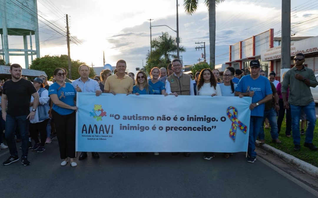 CACOAL: 5° Caminhada da conscientização do Autismo acontece no município