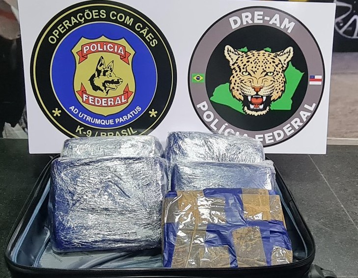 MANAUS: PF prende homem em flagrante por tráfico de drogas