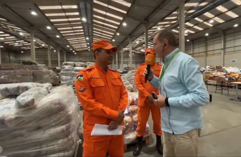 SOLIDARIEDADE: Defesa Civil de RO chega ao Sul com doações para vítimas das enchentes