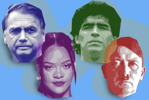 OPINIÃO: Brasil tem 2.811 Rihannas, 168 Hitlers, 241 Bolsonaros e 128 Maradonas