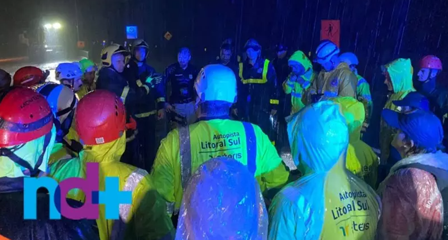 TRAGÉDIA: Confirmado soterramento de vários veículos na BR-376