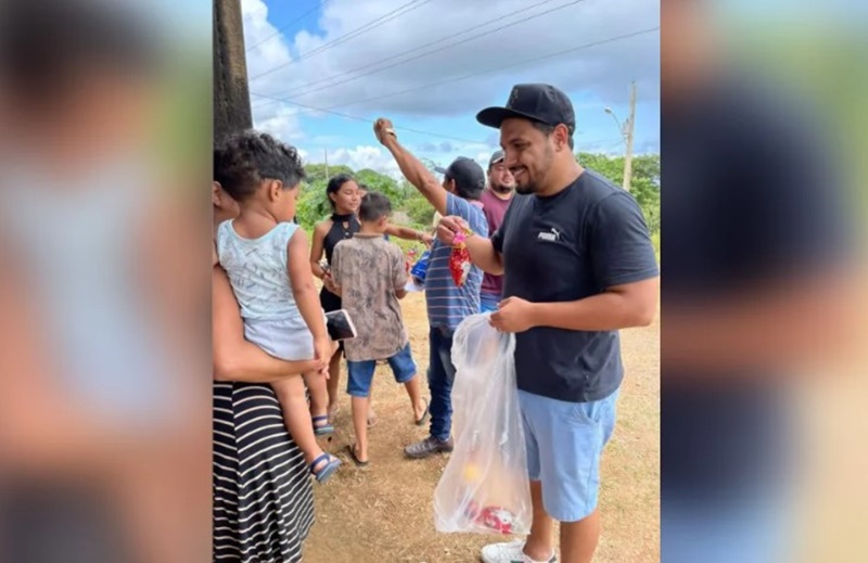 VEREADOR: Gilber Mercês faz recreações para crianças de Porto Velho