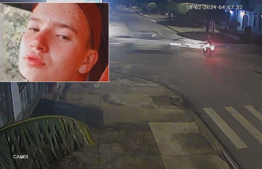 TRÁGICO: Motociclista de 20 anos morre após colisão contra caminhonete