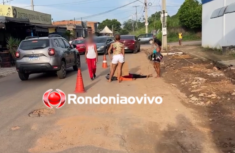 VÍDEO: Motorista de Kadett sai de garagem e provoca acidente com casal