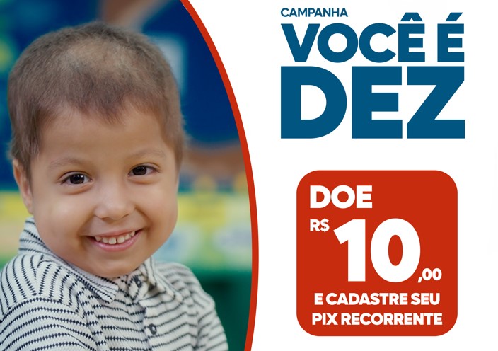 'VOCÊ É 10': NACC lança campanha para ampliar base de doadores recorrentes
