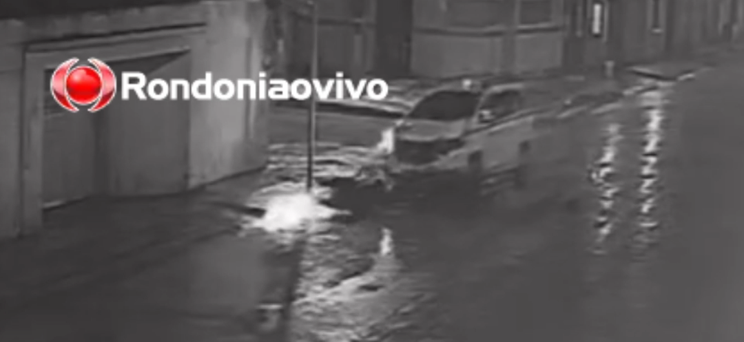 VÍDEO: Adolescente e motociclista sofrem ferimentos após colisão envolvendo táxi 