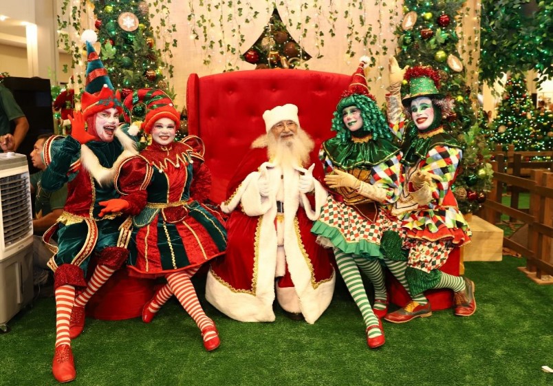 SÁBADO (15): Papai Noel chega ao PVH Shopping com festa e programação especial
