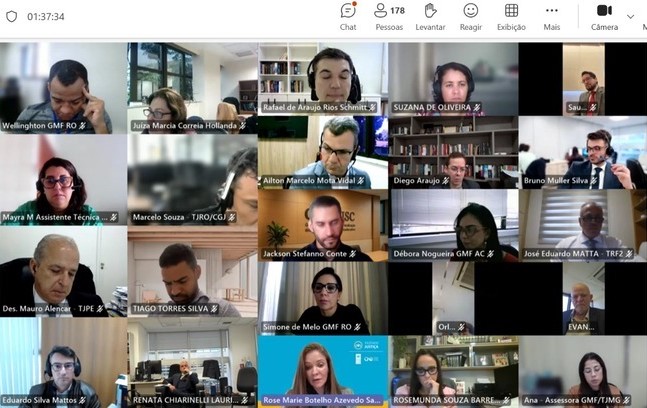 ORIENTAÇÕES: Justiça de RO participa de reunião sobre Mutirão Processual Penal