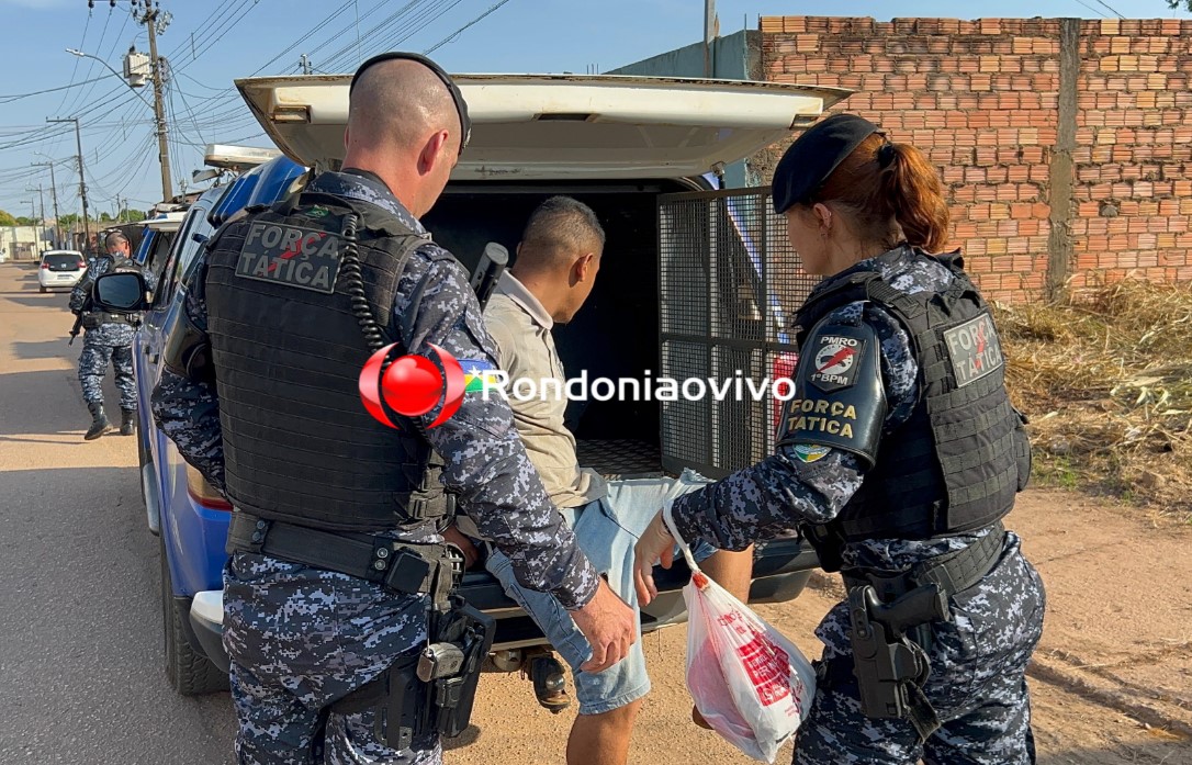 VÍDEO: Operação da Força Tática fecha boca de fumo e prende traficantes