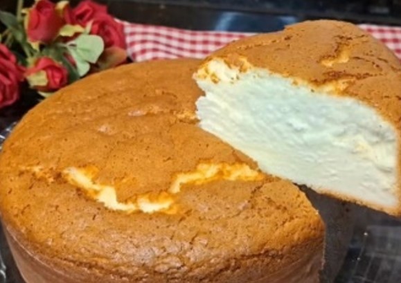 DELÍCIA: Receita de bolo algodão com apenas 3 ingredientes