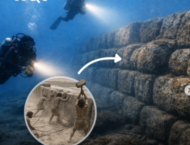 INTRIGANTE: Muralha colossal de 7 mil anos é encontrada submersa no Atlântico