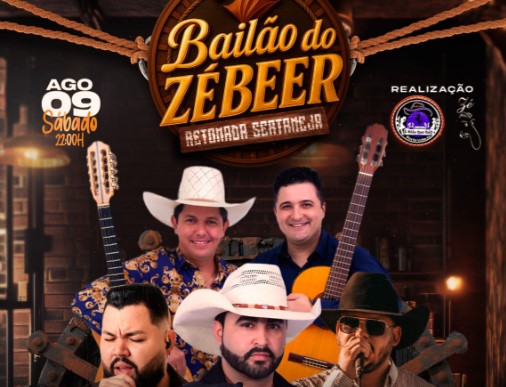 VEM AÍ: Bailão do Zé Beer acontece neste sábado (23)
