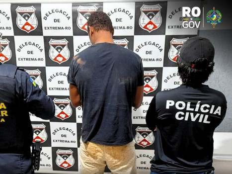 RESPOSTA RÁPIDA: Polícia prende acusado de matar pai e filho em distrito de Porto Velho