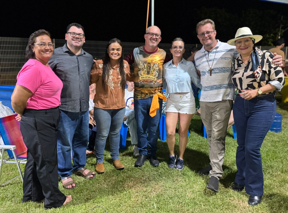 TAISSA SOUSA: Deputada participa do aniversário de 38 anos de Machadinho