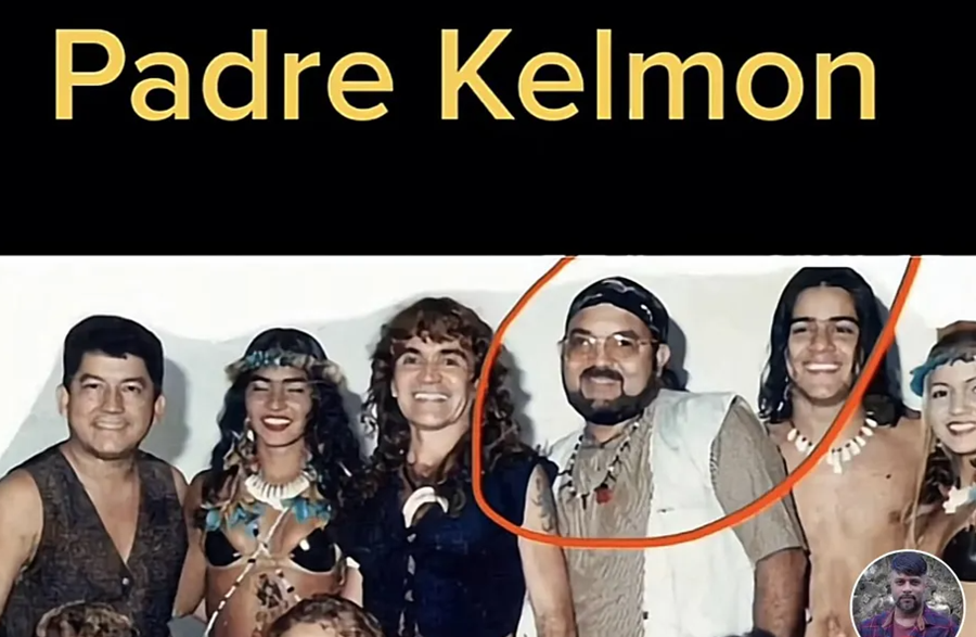 MEMES: Padre Kelmon era dançarino da Banda Carrapicho nos anos 1990?