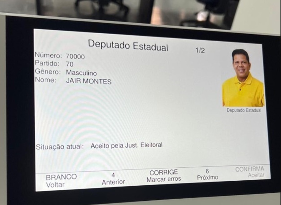ELEIÇÕES: Jair Montes tem seus dados validados nas urnas pelo TRE