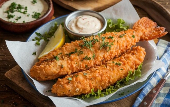 O JEITO CERTO: Como empanar o peixe para ficar crocante e delicioso