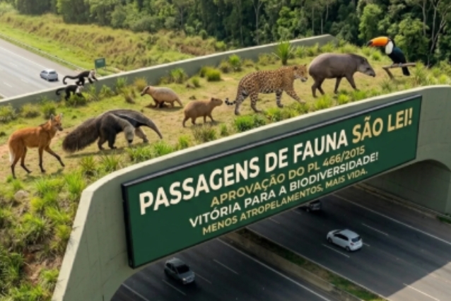 CORREDORES ECOLÓGICOS: Projeto obriga a proteção de animais silvestres em rodovias e ferrovias