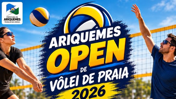 VÔLEI: Ariquemes Open terá três dias de disputas em setembro