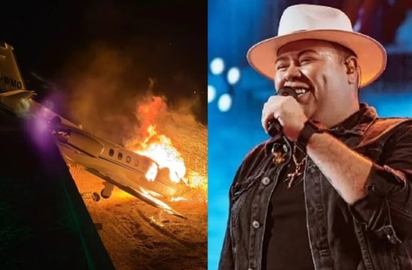 SUSTO: Jato com Rey Vaqueiro sai da pista e pega fogo no RN