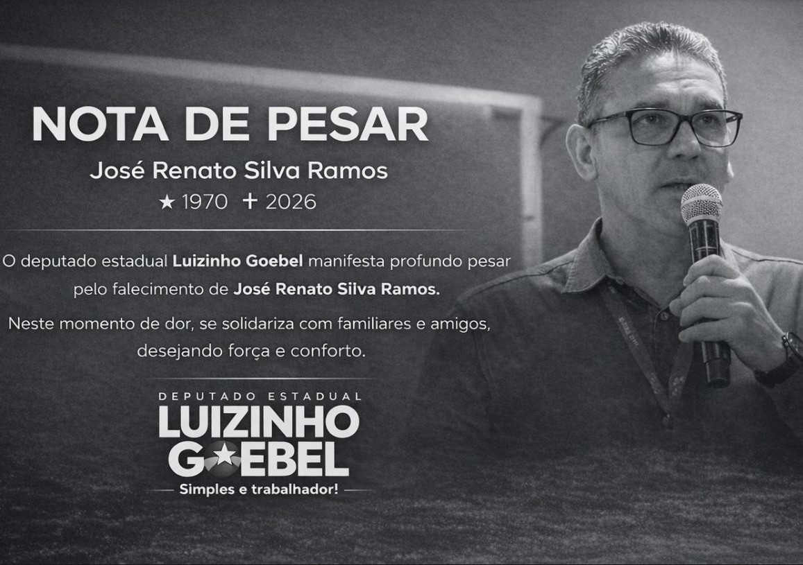 PESAR: Deputado Luizinho Goebel lamenta morte de diretor do SENAR