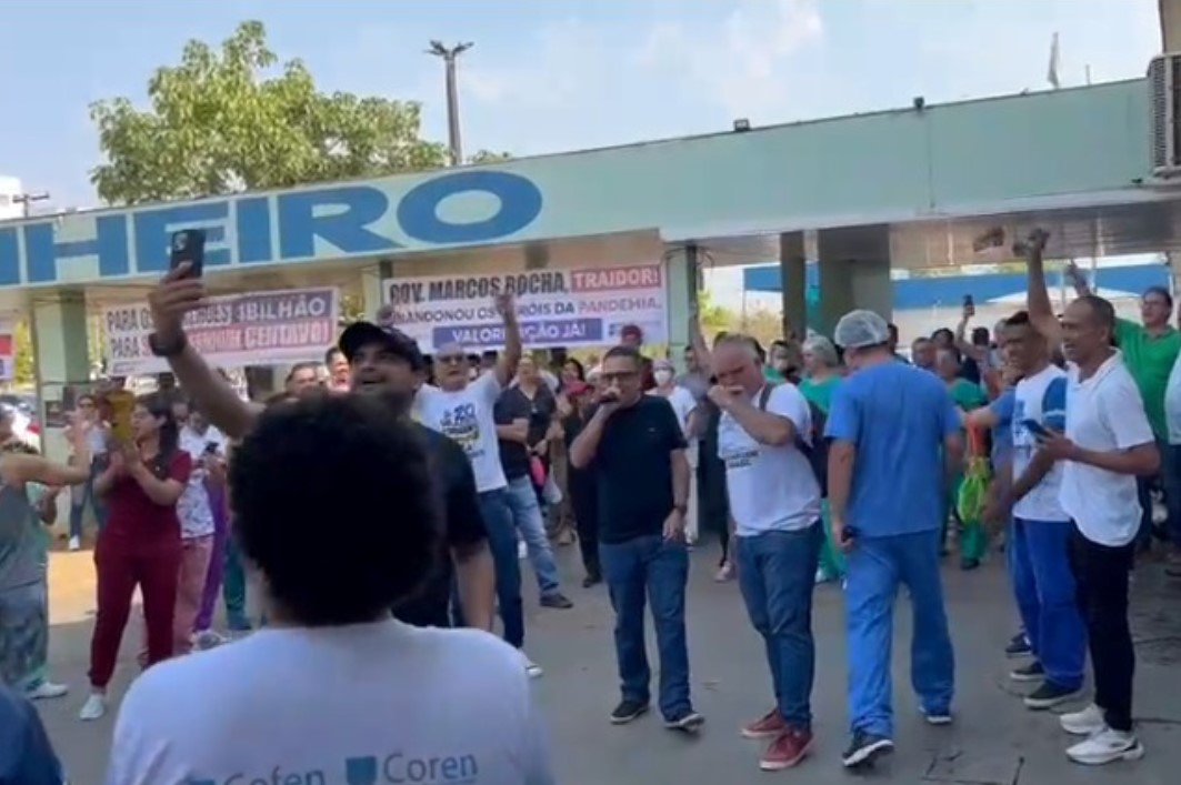 GREVE: Trabalhadores da Saúde estadual iniciam paralisação das atividades em RO