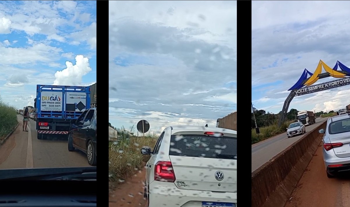 PARE E SIGA: Motoristas bloqueiam acesso ao Hospital do Amor no sentido Cadeias do Jamari