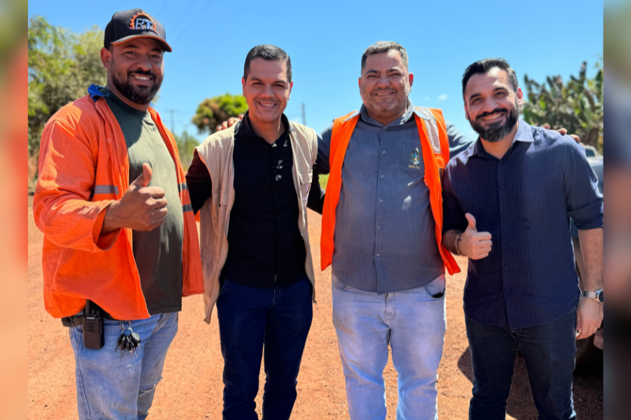 CÁSSIO GOIS: Deputado garante obras de drenagem e asfalto para o Distrito Riozinho