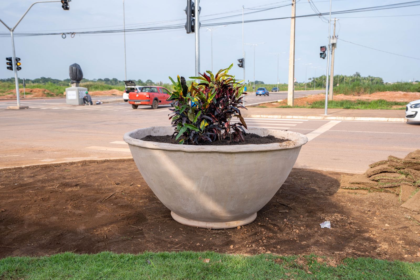 INCIVILIDADE: Vândalos saqueiam vasos de plantas ornamentais na capital