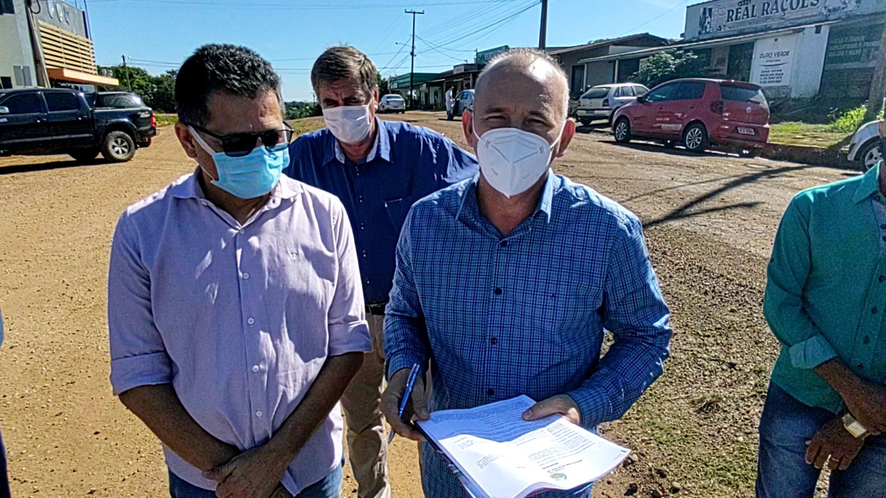 INFRAESTRUTURA: Ezequiel Neiva lança obras de asfaltamento no município de Colorado do Oeste  