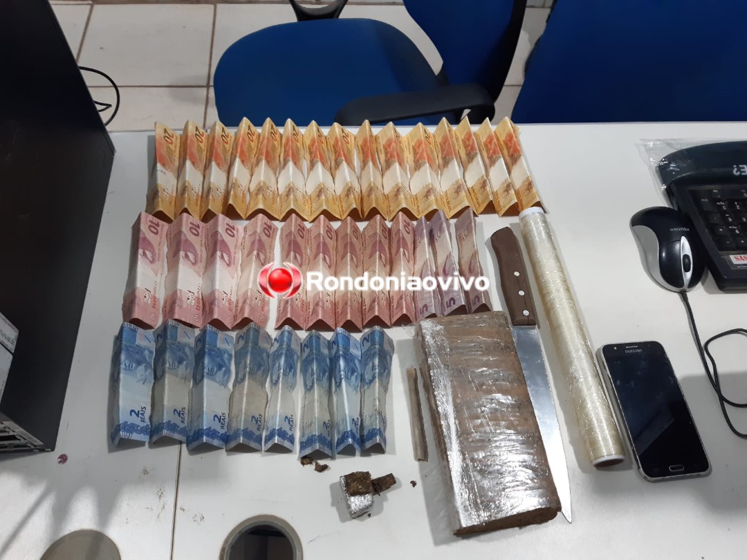 ASSUSTADOS: Acusados de tráfico correm ao verem equipe da PM e um é preso em flagrante