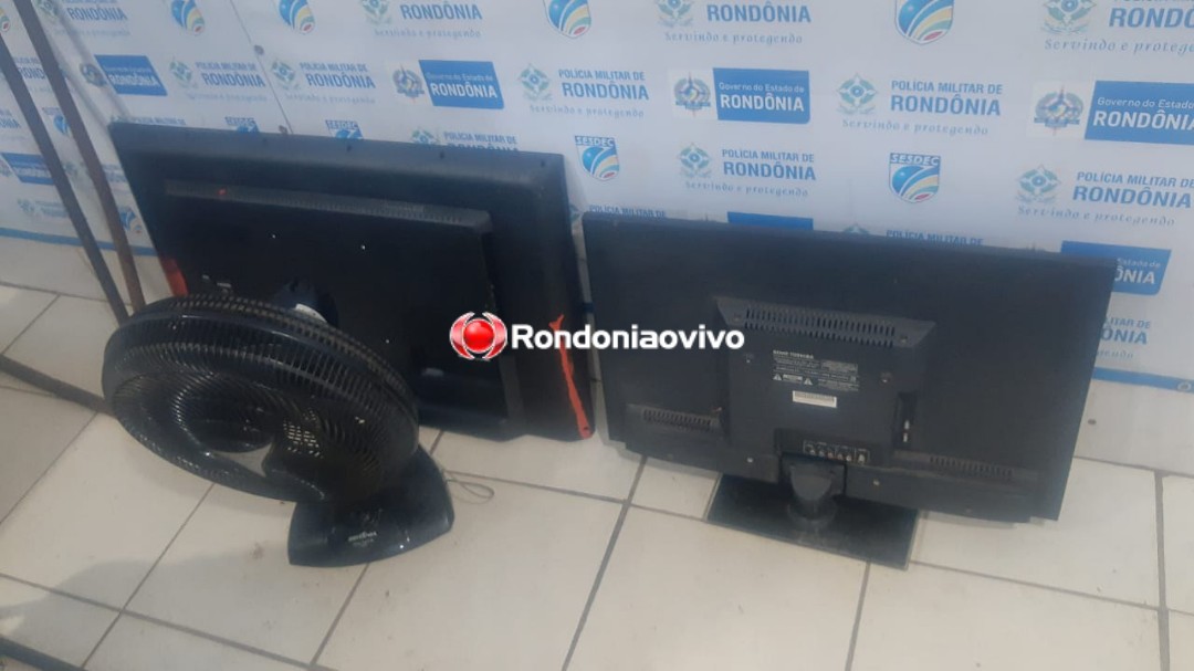 NA JORGE TEIXEIRA: Força Tática fecha boca de fumo e prende dupla com drogas e objetos roubados