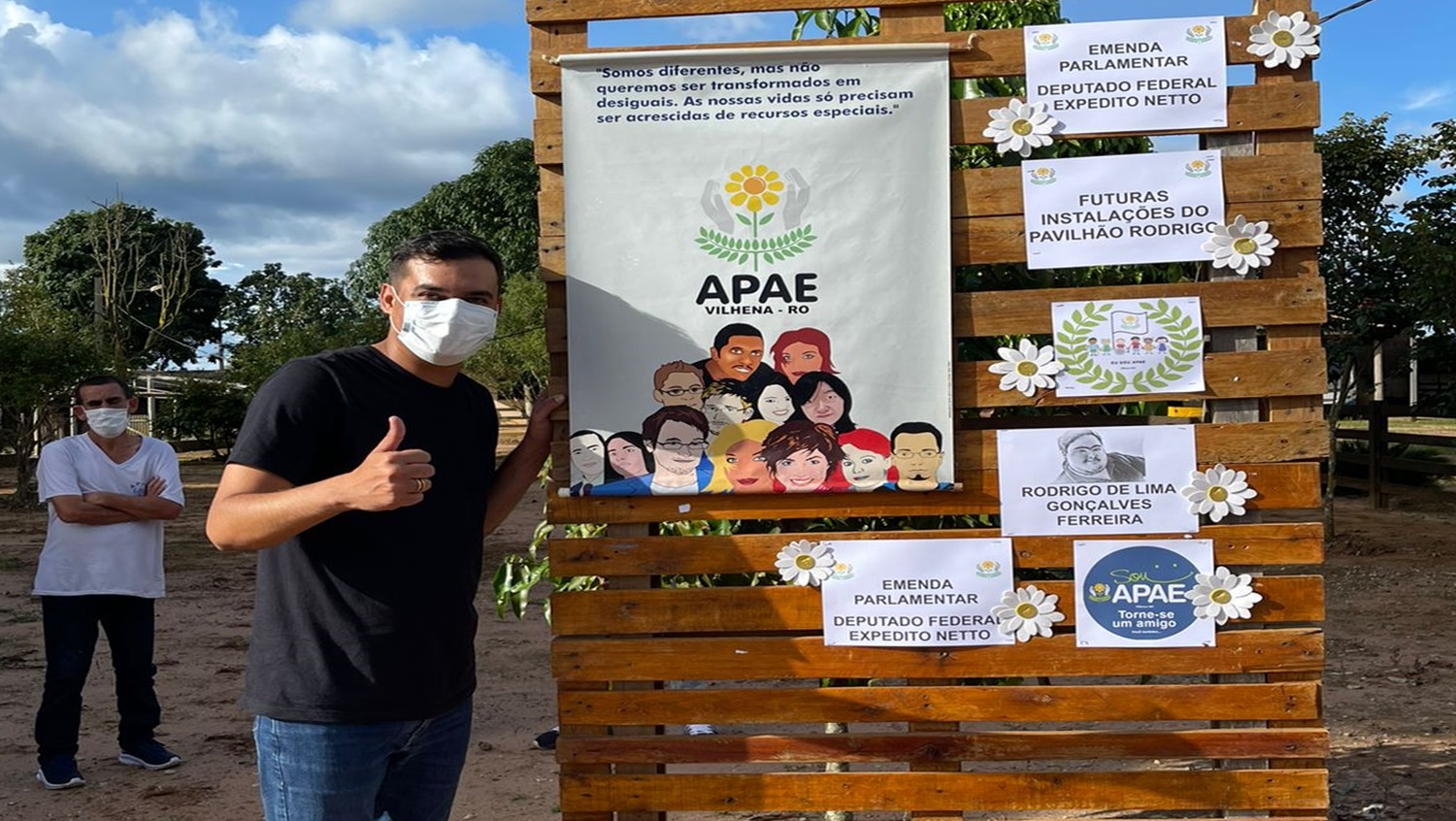 EM VILHENA: APAE anuncia construção de nova ala com recursos de Expedito Netto