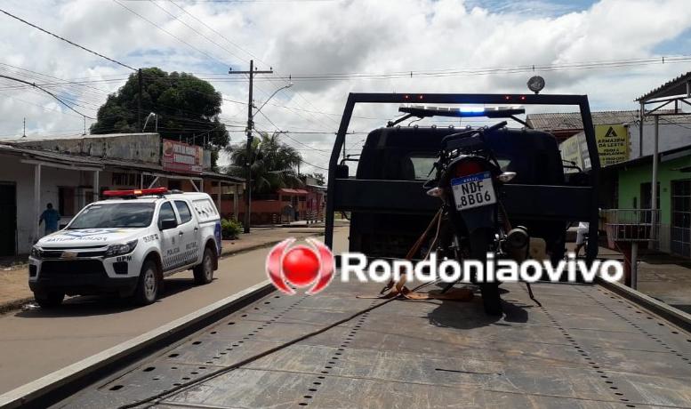 CAVALO DE AÇO: Ação da PM resulta em apreensão de adolescente com moto roubada