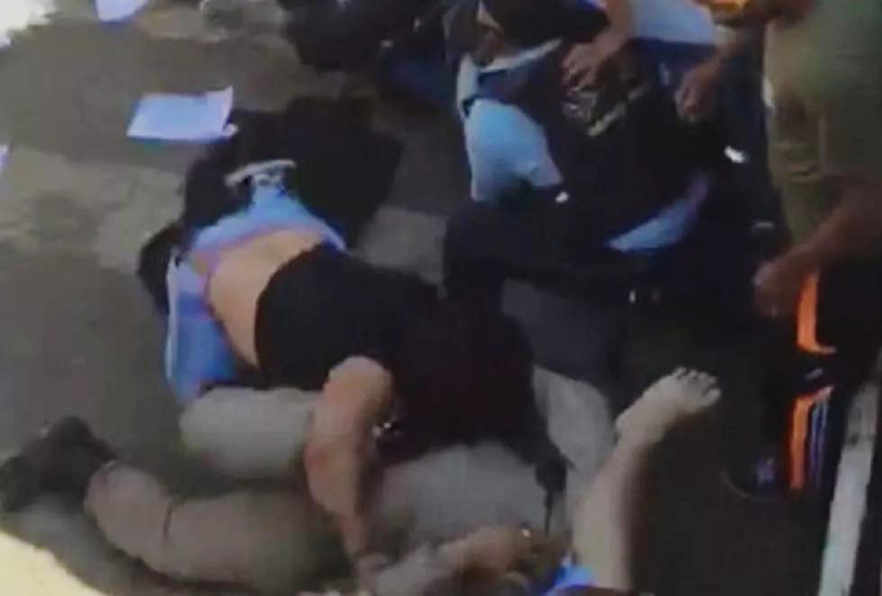 VAI ENTENDER: Mulher espancada investe contra PM's para marido agressor não ser preso