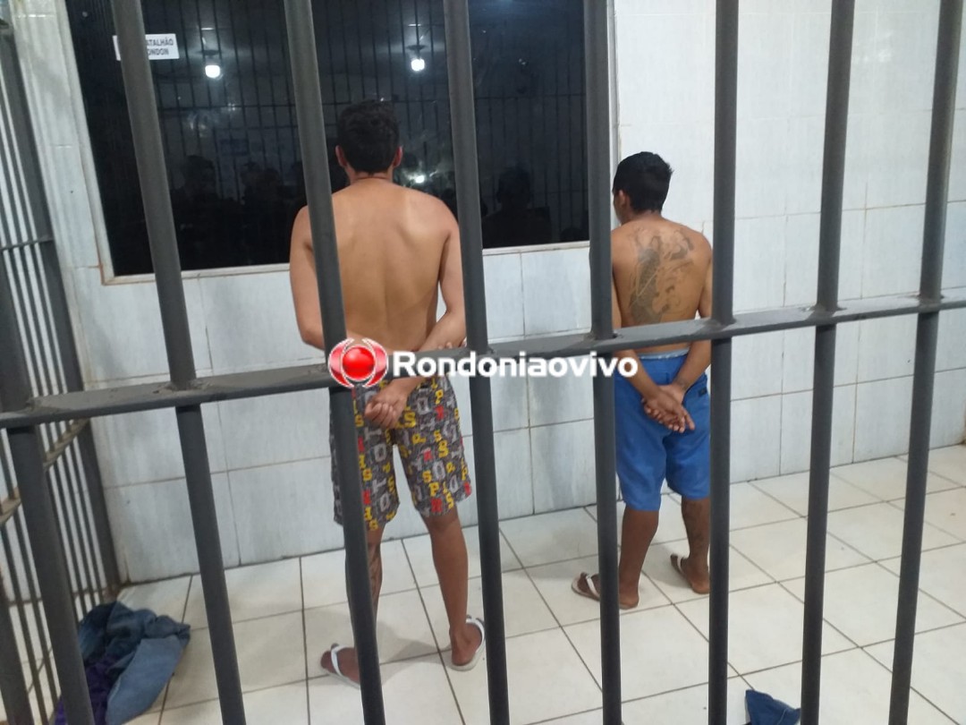 ASSALTO FRUSTRADO: Bandidos são presos quando iam amarrar e roubar motorista de app